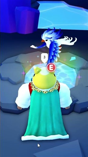 Making NEON FROST Phoenix in adopt me christmas update #adoptme #adoptmeshorts