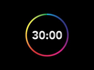 ⏱️ 30 Minute Timer - Crystal Clear Ticking & End Ding Sound