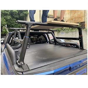 [Hot Item] Zolionwil Outlet Pickup Truck Roof Rack Ladder Pick up Car Ladder Racks for Ford F-150