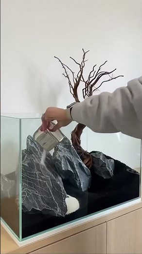 Satisfying aquascape build from start to finish #aquascape #relaxing #satisfying