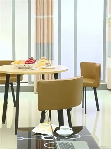BAIERDI Minimalist negotiation table and chair combination for commercial shops, reception desks and chairs, small round tables for meetings and negotiations, leisure tables for offices. | Lazada PH