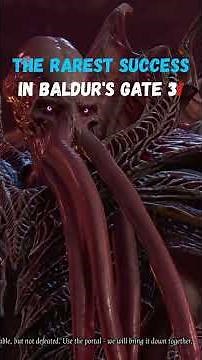 The Rarest Success in Baldur's Gate 3 | Natural 20 Against DC 99! 🎲🧠 Patch 8 Gameplay #baldursgate3