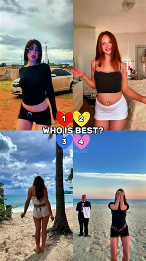 Confess Your Love Trend 🔥 4 Dancers, 1 Song —Who Wins 🏆 #tiktok #dance #trend #music #shorts