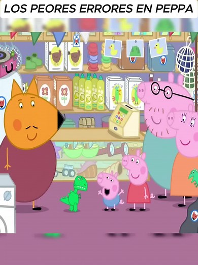 Peppa Pig errores y curiosidades sobre Dinosaurios