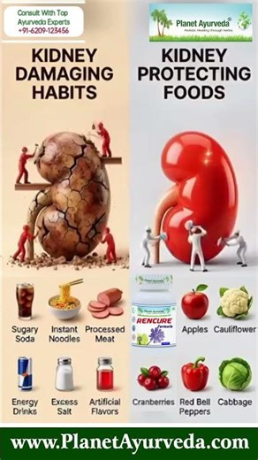 Foods Damaging Kidneys vs Supporting Kidney Health - Take Care of Your Body's Filters Naturally