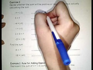 Grade 7 Module 2 Lesson 4: Adding Integers