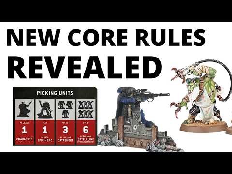 New CORE RULES Revealed- Army Construction, Healing, Gone to Ground and More! 11th Finally Released?