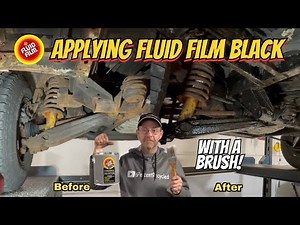 Fluid Film Black Rust Prevention Undercoating- You Can Apply It With A BRUSH!