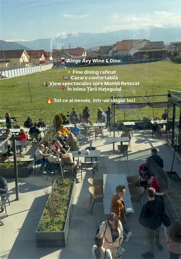 🍷 Alege Avy Wine & Dine: ✨ Fine dining rafinat 🛏️ Cazare confortabilă ⛰️ View spectaculos spre Munții Retezat 📍 În inima Țării Hațeg 🔥 Tot ce ai nevoie, într-un singur loc! #avy #fypp #viral #AvyWineAndDine