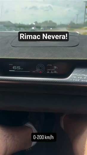 Rimac Nevera 0-200 km/h