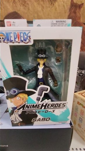 ONE-PIECE ANIME HEROES "SABO" ACTION FIGURE WITH EXTRA PARTS & HANDS - MANGA & GAME FANS - BANDAI