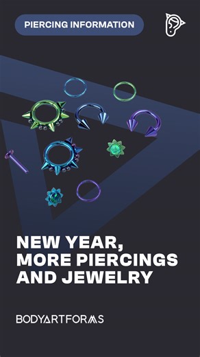 Bodyartforms on Instagram: "Happy New Year! May all your piercing, stretching and body mod wishes come true! And if you need new piercing jewelry, we’ve got it at bodyarforms.com . . #bodyartforms #bodyjewelry #piercingjewelry #bodymods #stretchedears"
