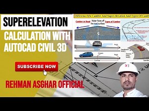 Mastering Road Superelevation Calculation in AutoCAD Civil 3D: Step-by-Step Tutorial
