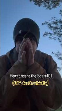 DIY Aztec death whistle using a blade of grass😱😳