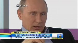 Putin on Olympic Security: 'We Will Do Whatever It Takes'