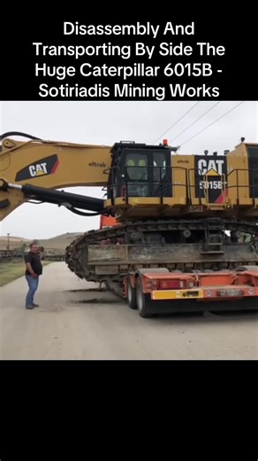 Part 2: Disassembly And Transporting By Side The Huge Caterpillar 6015B - Sotiriadis Mining Works #megamachineschannel1 #caterpillar #construction #1m #trucks