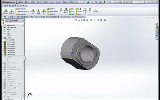 SolidCAM视频教程-实例-标清