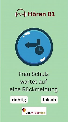 B1 Hören üben | Übung 15 | German Listening Practice B1 | Learn German