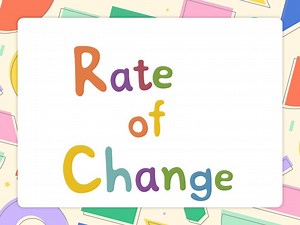 Rate of Change