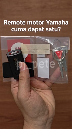 Buy a Yamaha motorcycle and only get one keyless remote? Don't worry.