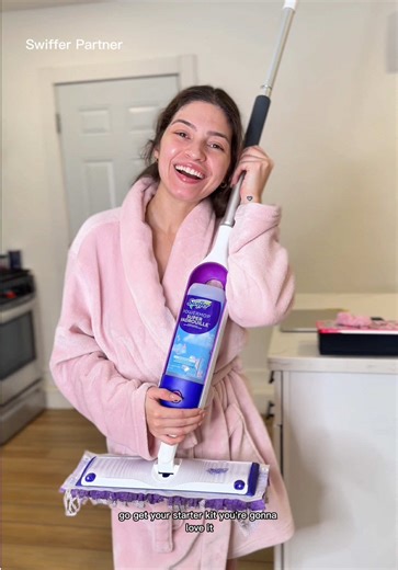 Taking the #WhiteSockChallenge with the new Swiffer PowerMop! 🧼✨ My floors feel so fresh and my socks are still white. Honestly, it makes cleaning much faster so I can get back to what matters. Grab your Starter Kit! 🧦 #SwifferPartner #MopSmarter #ad #WhiteSockChallenge @Swiffer