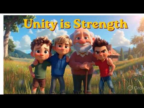 Kids bedtime stories|Unity is Strength| The Bundle Of Stick Story|Moral Stories for kids| Kukuberry