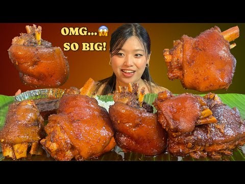 Pork Legs (2Kg) Recipe & Mukbang || C na Ga Thommadi Wanthani