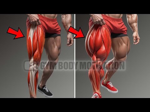 BUILD BIGGER LEGS FAST - 6 Intense Exercises for Quads Hamstrings and Calves