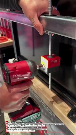 THIS TOOL IS ILLEGAL IN SOME STATES! Milwaukee’s INSANE Nut-Torquing Monster! #usa #fyp #tools