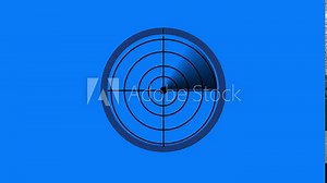 Technology radar screen animation, technology background and black background.4k animation video.