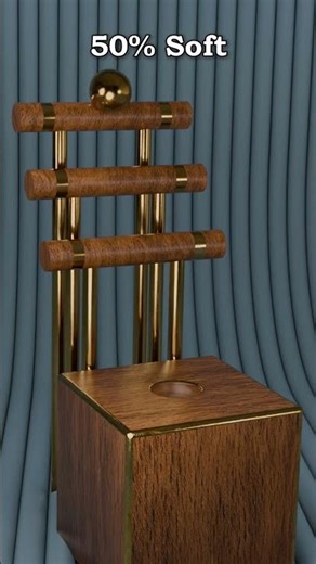 0% vs 100% Soft Drop Gold Sphere | 3DCG Soft Body Simulation