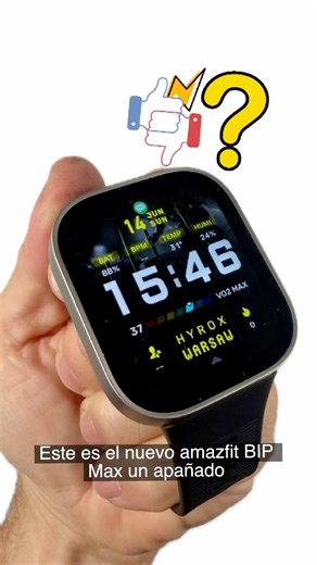 🤩 GREAT SCREEN for €99 Amazfit Bip MAX #watch #tech #smartwatch #fitness @AmazfitGlobal