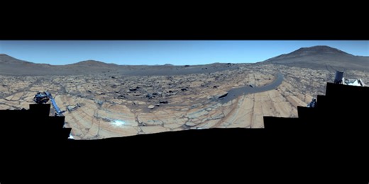 Earth or Mars? See the 'deceptively' clear blue sky spotted on the Red Planet