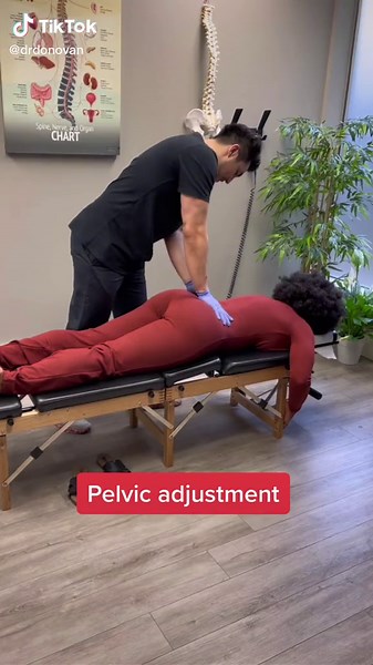 Drop table technique Here’s an adjustment that doesn’t involve cracking #droptable #chiropractor #foryou