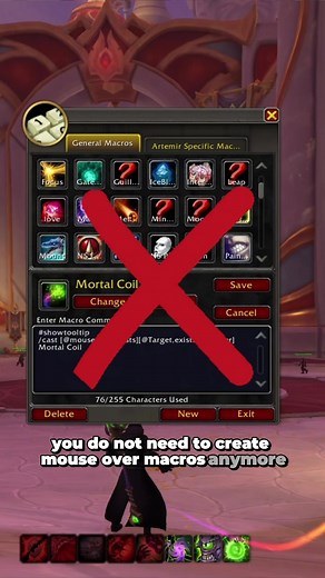 No more mouseover macros in World of Warcraft! This feature has been in the game since dragonflight but somehow people missed it. You can watch the full video of me showing hidden settings and features on my YT channel (link is in bio) #worldofwarcraft
