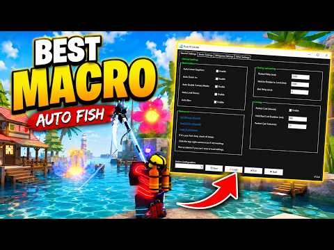*NEW* BEST AUTO AFK FISCH MACRO In Fisch! (How To AFK Macro In Fisch) Roblox