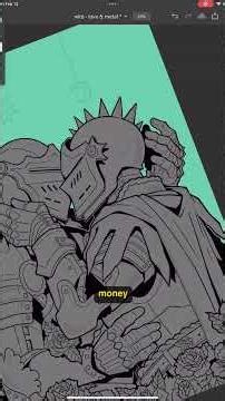 drawing medieval knights in love (because i want to)