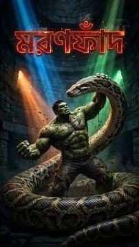 বাবার জন্য জীবন বাজি! 😭 সাপের মুখে হাল্ক 🐍 #Shorts #hulk