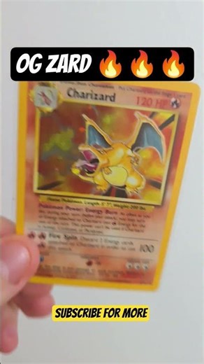 The Card Everyone Wanted Base Set Charizard 🔥#pokemoncards #charizard #pokemon #pokemonchannel
