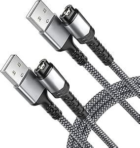 Charger Cable for Garmin Watch 1.8M 2-Pack,Nylon Charging Power Cord for Fenix 8 7 7S 7X 6 5 Plus,Forerunner 970 570 745 945 255 265 55 45 Music,Vivoactive 6 5 4,Quatix 8,Vivomove 3,Approach S70 S62