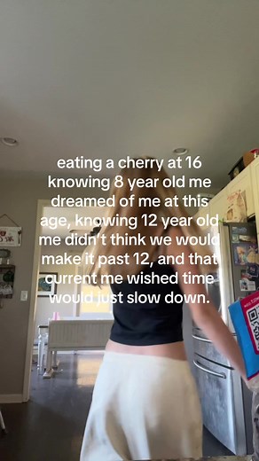 how did I get all this from a cherry idk. #timeslowdownplease