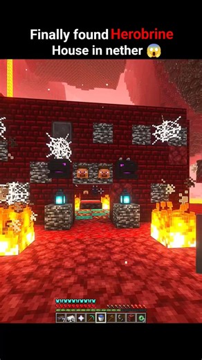 I Found Herobrine’s House in Nether 😳