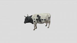 Cow - Download Free 3D model by Zainnaufal