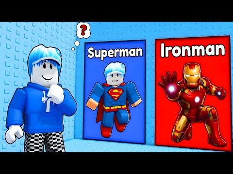 ကျနော်ရွေးချယ်လိုက်တဲ့ Superheroတွေအတိုင်းဖြစ်လာမယ်/Roblox Would You Rather Superhero Tower
