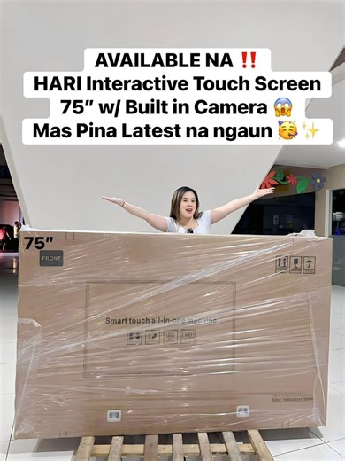 16K views · 264 reactions | Panoorin nyo ito! HARI Interactive Touch Screen grabe ang LATEST na at Advance Features pa  #trendingreelsvideo #hariappliance #TatakHARI | HARI Appliance | Facebook