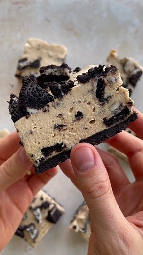 The perfect dessert?? Making an OREO Peanut Butter Cookie Dough Cheesecake. Find the recipe on OREO.com/recipe @OREO #OREORecipes #AD #OREOPeanutButterCookieDoughCheesecake