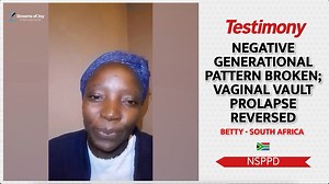 10K views · 495 reactions | From Generational Pattern of death before 40 to Vaginal prolapse all reversed. What a way to end an NSPPD week. Jesus was made manifest to destroy ALL the works of darkness and we saw that every day of this week on NSPPD Thank you Jesus for a week full of multiple evidence and testaments of your Power and Glory. Join us to declare WHAT GOD CANNOT DO DOES NOT EXIST!!! | Streams Of Joy International | Facebook