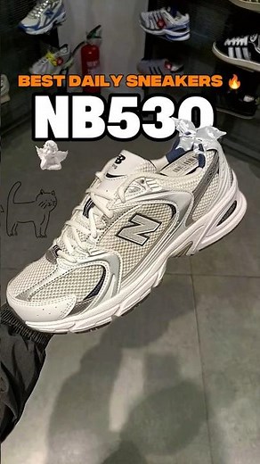 New Balance 530 White Silver Navy 👟 The Cleanest Everyday Sneaker