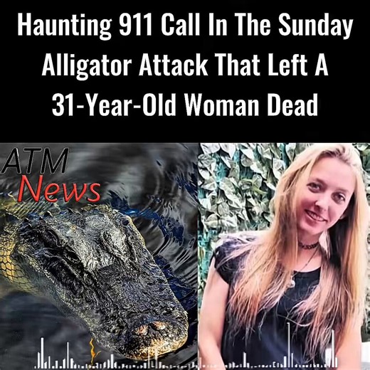 The 911 call has been released after 31-year-old Brittany Clark, who was bitten by an alligator in Florida on Sunday, died on her way to the #hospital.—As we previously reported, Clark, her #boyfriend, and her bestie went hiking within the Little Big Econ State Forest, then stopped to swim in the Econlockhatchee #River. Suddenly, a #gator bit both of her arms. Her boyfriend had to battle to get her from the animal's jaws, and her best friend called 911.—After the incident, officials captured and
