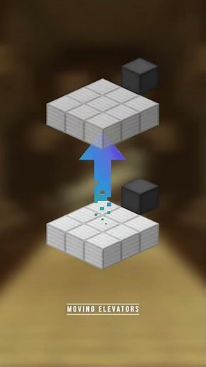 Make Moving Elevators in Minecraft #Shorts
